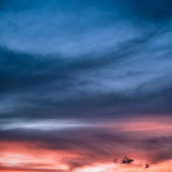 Blue Sky during Golden Hour